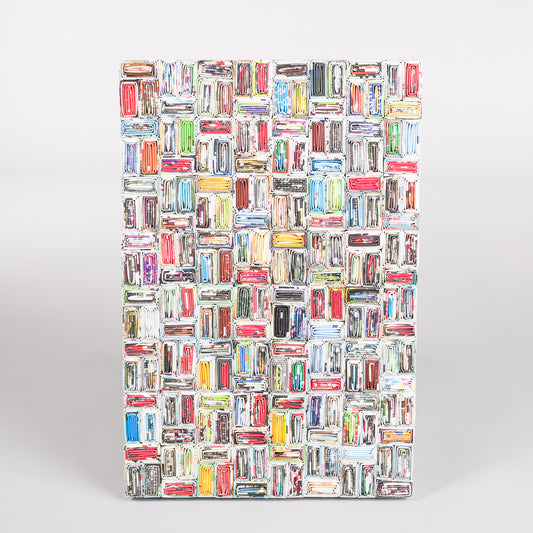 Håndlaget bilde i papir - 40 x 60 cm