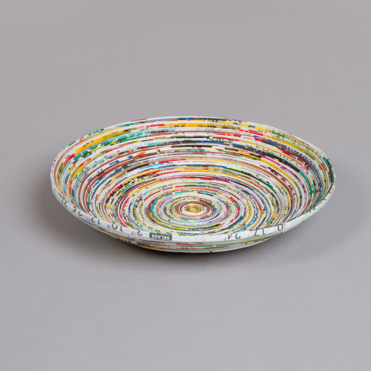 Rundt fat av papir - D 35 cm