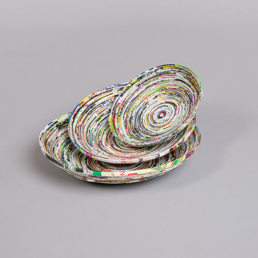 Fat av papir - sett på 3