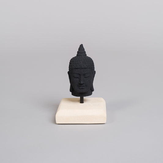 Buddha hode i sandstein