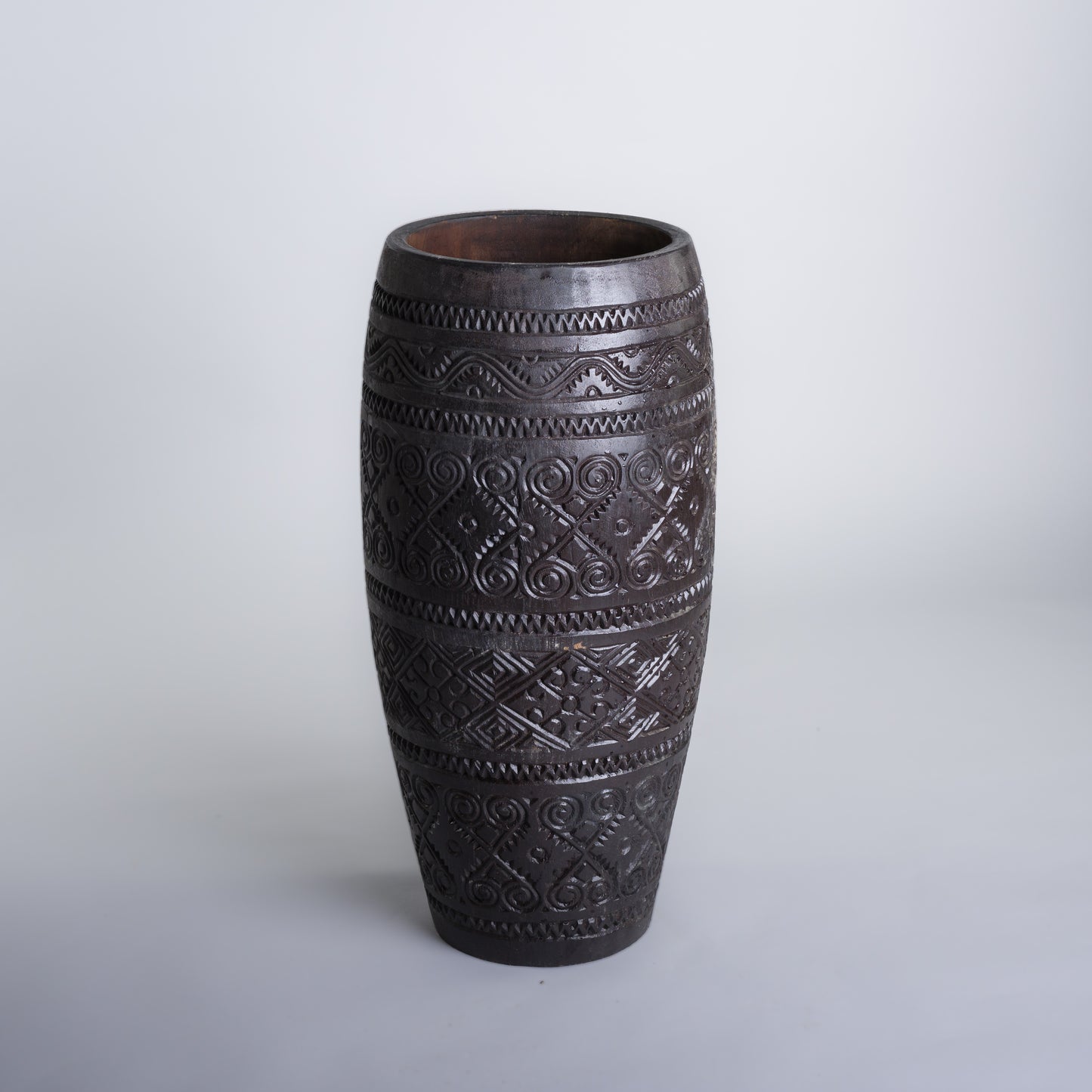 Potte i tamarind tre - 80 cm (svart)