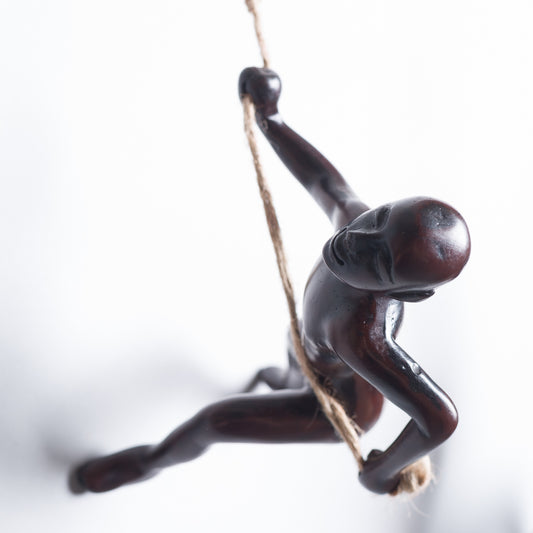 Klatremann - rappelerend (svart)