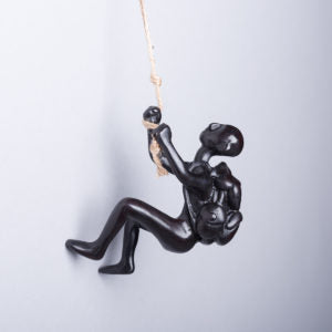 Klatremann - ryggsekk (svart)